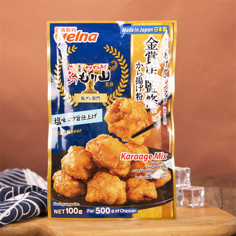 日本进口日清炸鸡粉家用油炸蒜香盐酥酱油味炸鸡烤翅腌料脆皮裹粉-图2