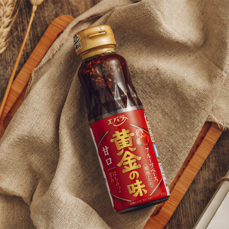 日本进口荏原黄金味烤肉酱210g日式烧烤肉牛排腌制蘸料酱油烧肉汁