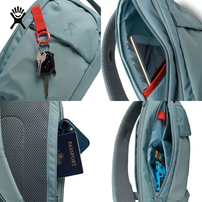 Американская подлинная сумка-холдер Hydroflask Aquarius через плечо, стеганый рюкзак для бутылок