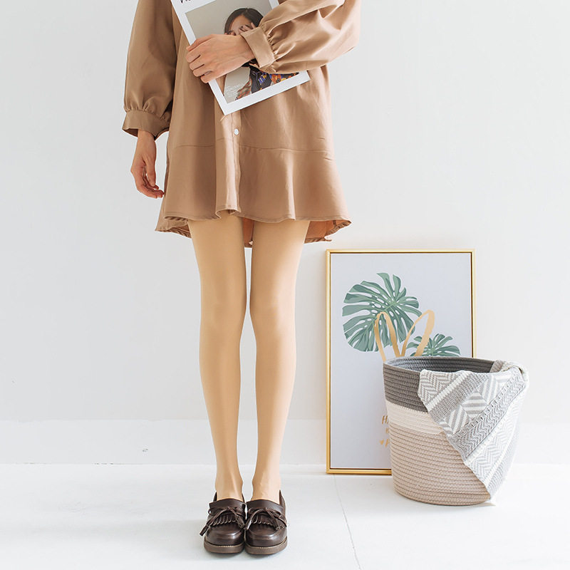 秋冬光腿神器加绒防勾丝外穿一体裤 卡拉依柜打底裤