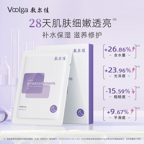 【U先试用】敷尔佳依克多因熬夜修护补水保湿面膜滋养缓解泛红2片 - 图2