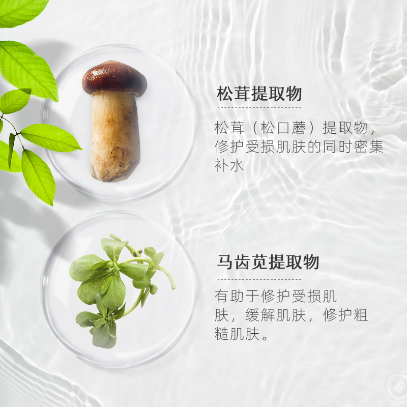 敷尔佳旗舰店敷尔佳卉呼吸松茸舒润面膜女修护肌肤补水保湿滋养舒缓2片1