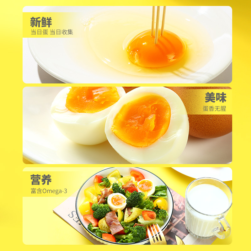 丹麦都尔霍姆OMEGA-3有机鸡蛋30枚 散养新鲜DHA鲜鸡蛋礼盒整箱