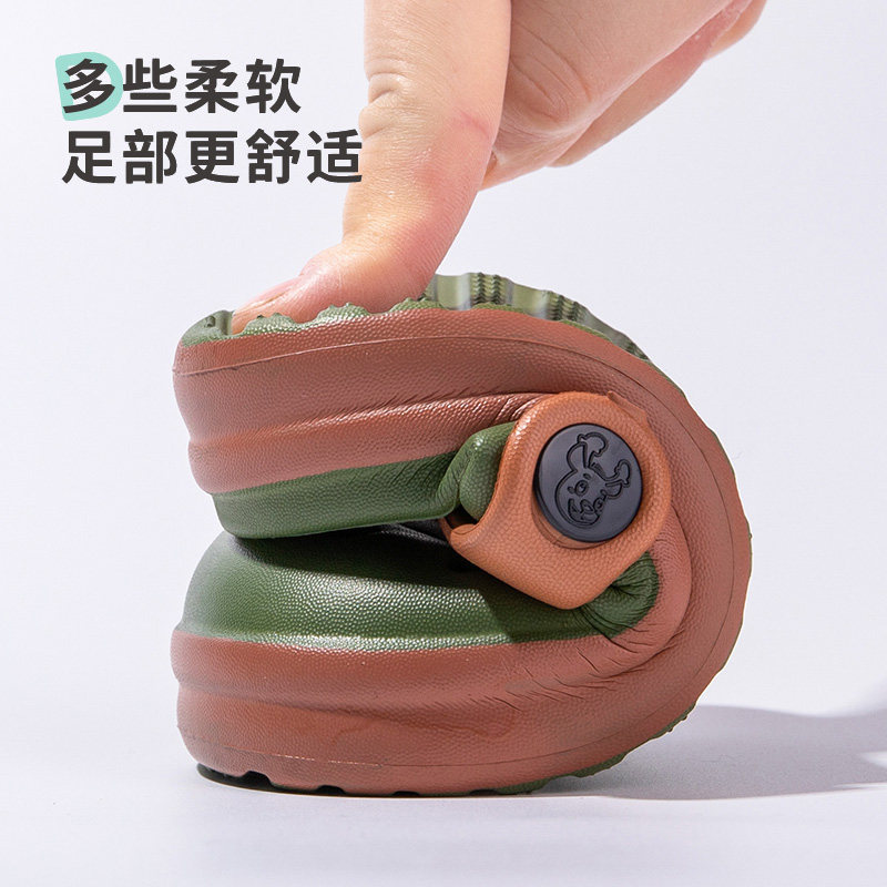 奶牛2026新款儿童洞洞鞋夏季防滑室内EVA男女宝宝凉拖鞋外穿1-3岁,淘宝优惠券,粉丝福利购,淘宝优惠卷