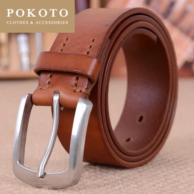 轻奢品牌手工定制皮带进口马缰革 pokoto腰带/皮带/腰链