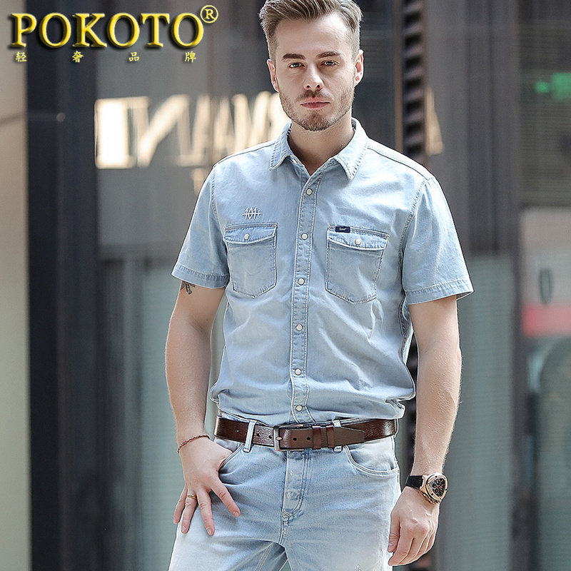 男士纯牛皮复古手工做旧休闲裤带 pokoto腰带/皮带/腰链