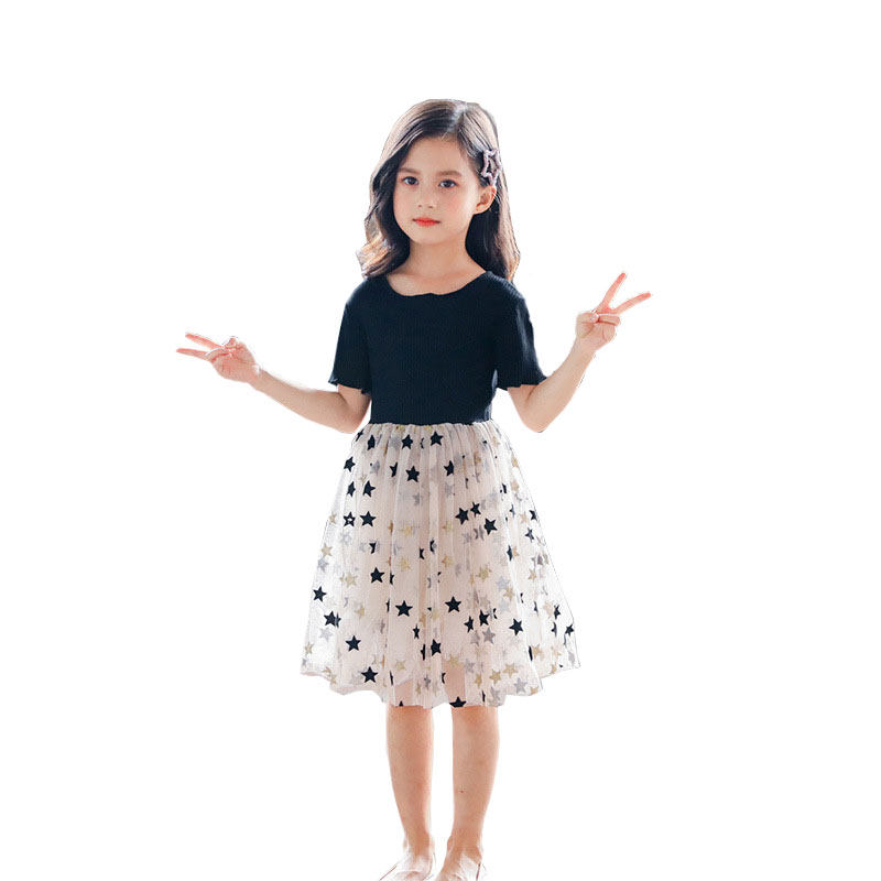 女童连衣裙夏季2020新款中大童裙子 pokoto连衣裙