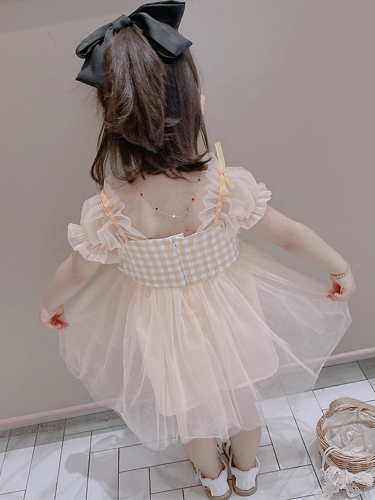 夏季连衣裙2020新款洋气童装公主裙 pokoto连衣裙