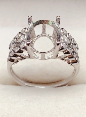 8*10mm戒指空托豪华大气上档次