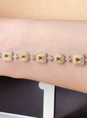 韩版女士手饰镶嵌3*4mm