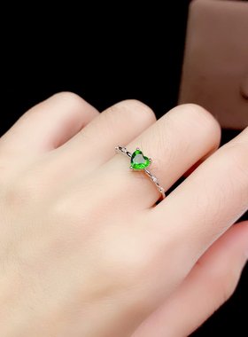 伯利尔女S925戒指空托