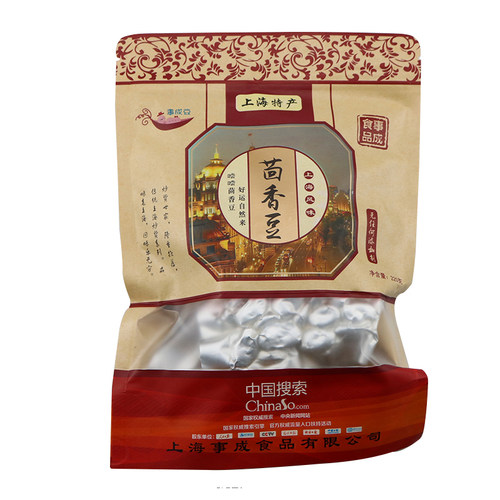 上海特产茴香豆城隍庙五香味软糯蚕豆水煮蚕豆事成豆零食200g*3袋 - 图3