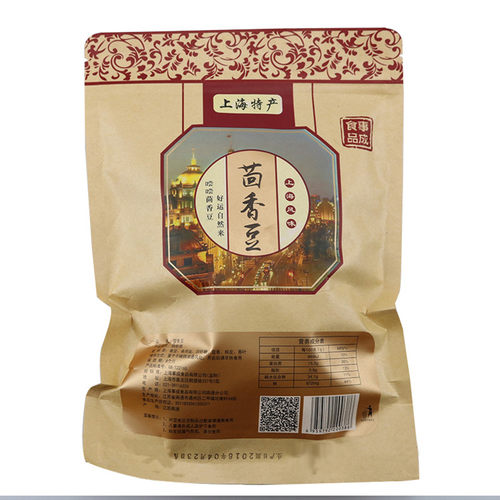 上海特产茴香豆城隍庙五香味软糯蚕豆水煮蚕豆事成豆零食200g*3袋 - 图0