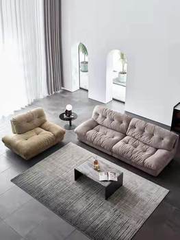 Italian minimalist ສົ່ງຟຣີ cloud sofa baxter Bai Jingting ແບບດຽວກັນລົງເຄື່ອງເຟີນີເຈີອອກແບບຢາງ