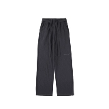 Черные ретро штаны для отдыха для влюбленных, с вышивкой, свободный прямой крой, оверсайз