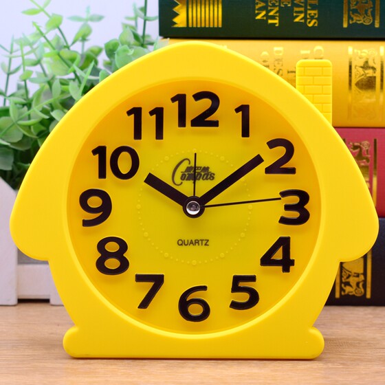 Genuine Combas silent alarm clock bedside simple