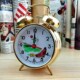 Hefei mechanical alarm clock winding and ringing nostalgic watch chicken