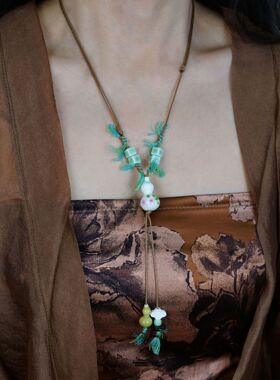 景德镇陶瓷福禄毛衣链平安葫芦链