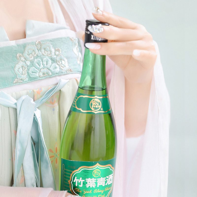 【官方正品】竹叶青酒汾酒45度牧童竹475mL*2瓶杏花村露酒 旗舰店 - 图1