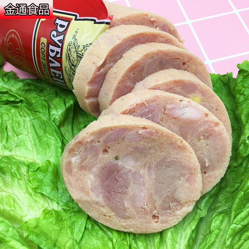 俄罗斯风味卢布肠牛肉雪花猪肉香肠 金通食品香肠/腊肠