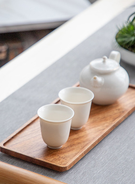 德化白瓷新中式茶室装饰摆件茶室