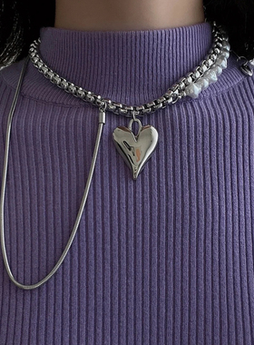 CHOKER小众设计感吊坠辣妹锁骨链