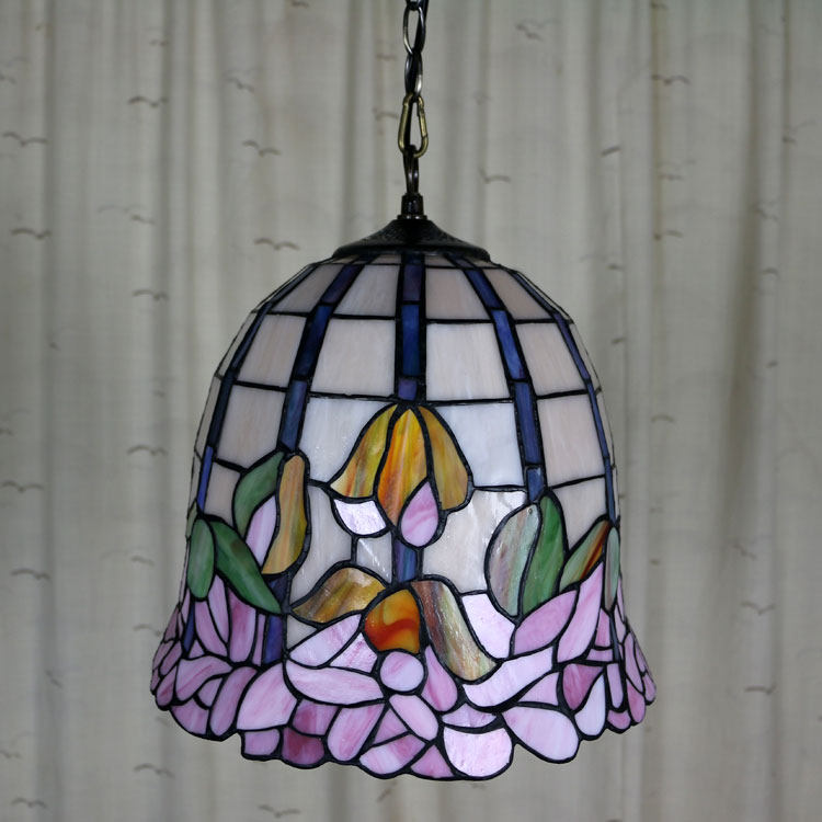 新款高档欧式蒂凡尼餐厅卧室田园风格古典彩色玻璃落花装饰吊灯,淘宝优惠券,粉丝福利购,淘宝优惠卷