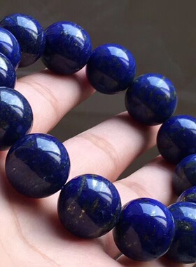 天然阿富汗青金石手链有白金时尚