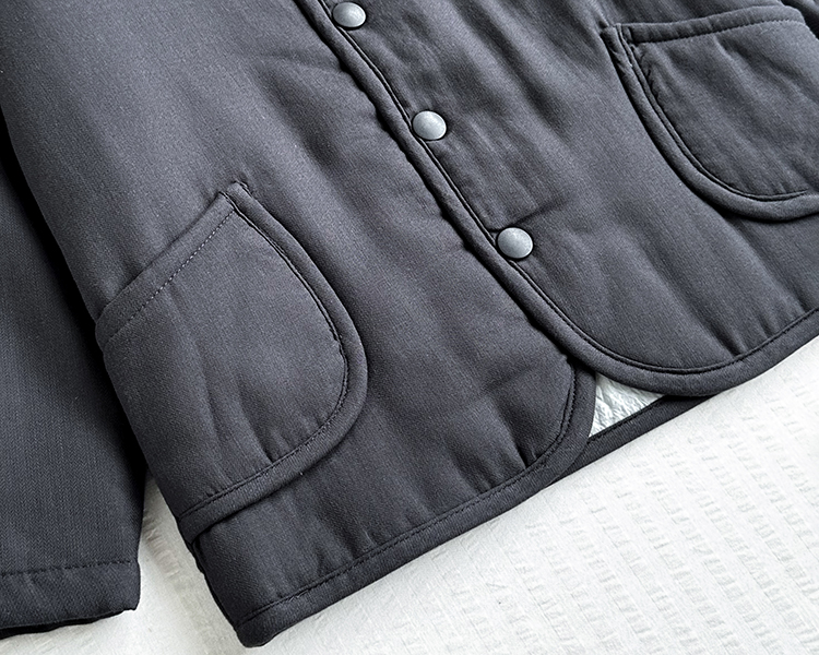 专柜同款无印夹棉睡衣女秋冬季棉服可外穿纯棉双层纱家居服套装男