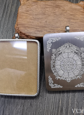 钛钢佛牌不掉色唐卡嘎乌盒吊坠