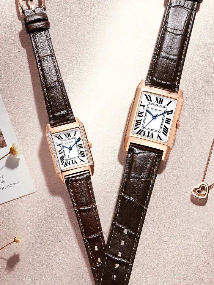 罗西尼官方专柜送礼启迪系列石英表 罗西尼茵达美国产腕表