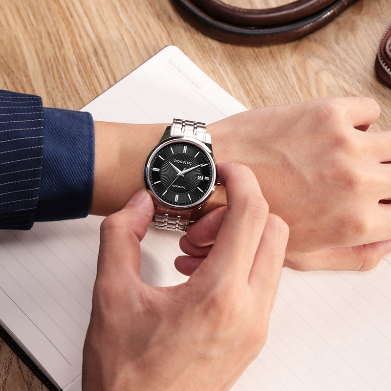 罗西尼官方新款送礼启迪系列男表 罗西尼茵达美国产腕表