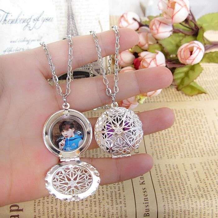 复古怀表翻盖照片定制名字生日吊坠 福喜登项链
