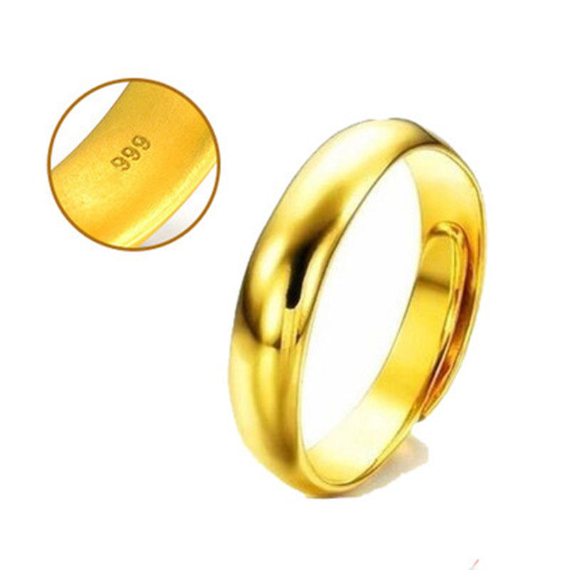 男黄金假的大金道具婚庆结婚戒指 福喜登戒指/指环