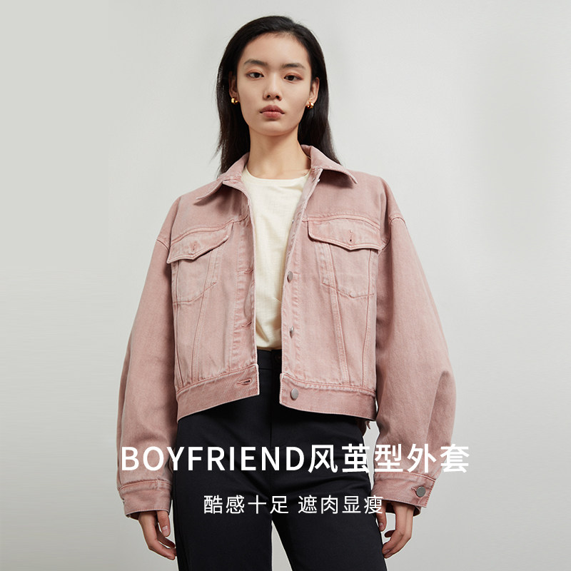 simplepieces短款牛仔外套春款上衣 simplepieces短外套