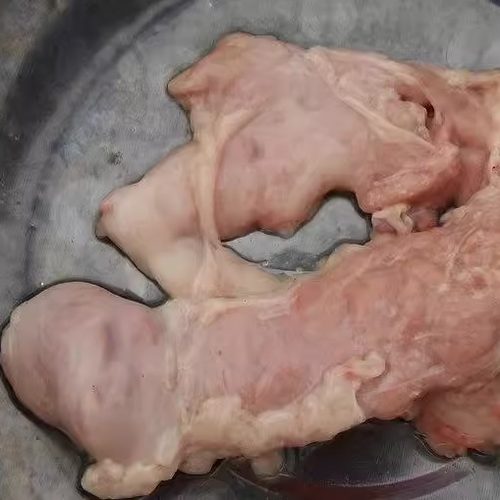 新鲜猪胰子猪胰脏 黑猪胰腺 猪胰皂原料 拍2包邮 可定制猪胰子干 - 图1