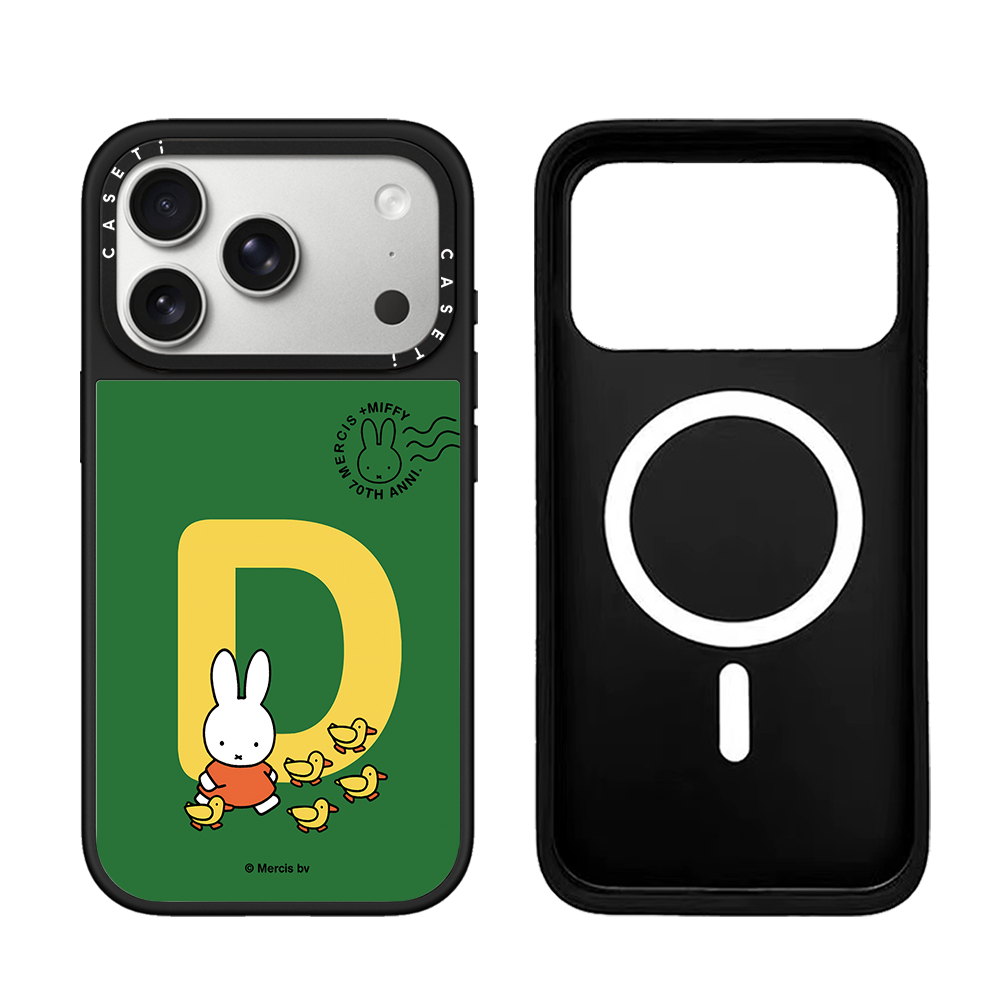 C家联名70周年Miffy米菲兔字母适用iphone17promax手机壳16pro苹果15磁吸MagSafe镜面14plus可爱13卡通12/Air - 图2