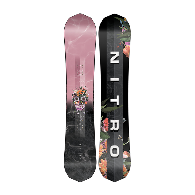 冷山NITRO单板雪板尼卓BEAUTY公园跳台滑行全能滑雪板女2324新款