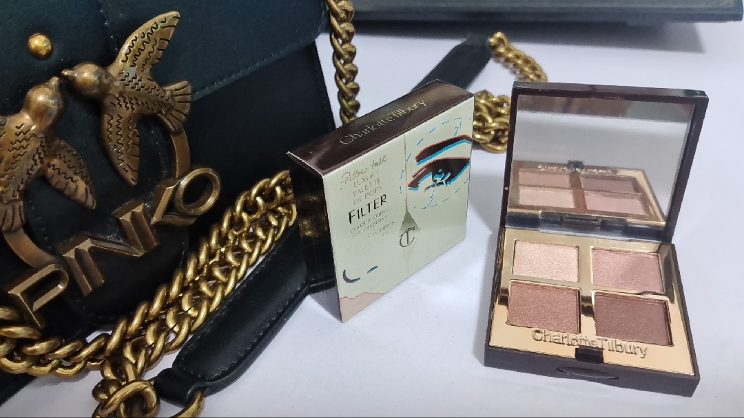 Charlotte Tilbury CT四色眼影盘EE PT哑光大地色 经典奶茶枕边话 - 图1