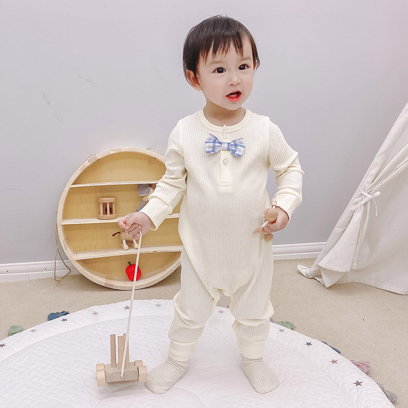 春秋婴儿连体衣新生儿纯棉衣服打底内衣宝宝红色生日爬服哈衣洋气,淘宝优惠券,粉丝福利购,淘宝优惠卷