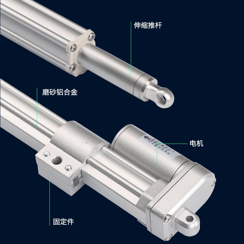 IP68长时间水下工作大推力直流电动推杆伸缩杆往复式电机升降器 - 图1