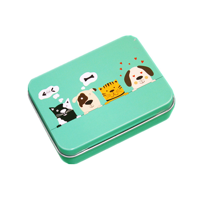 创意数码配件收纳盒长方形U盘U盾耳机数据线整理包便携马口铁盒子