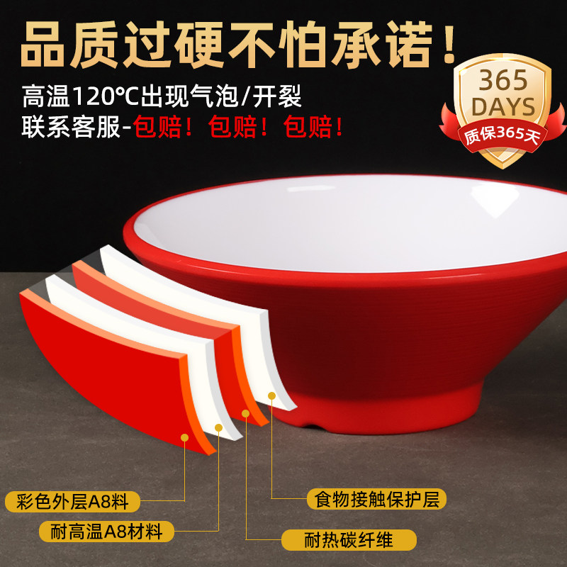 A8密胺碗麻辣烫大碗螺蛳粉米粉碗汤粉碗牛肉面碗面馆专用碗商用碗 - 图2