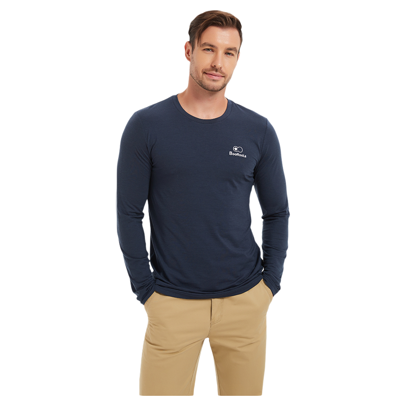 booroola帕诺16.5micron可机洗美利奴羊毛长袖男T恤180 户外徒步,淘宝优惠券,粉丝福利购,淘宝优惠卷