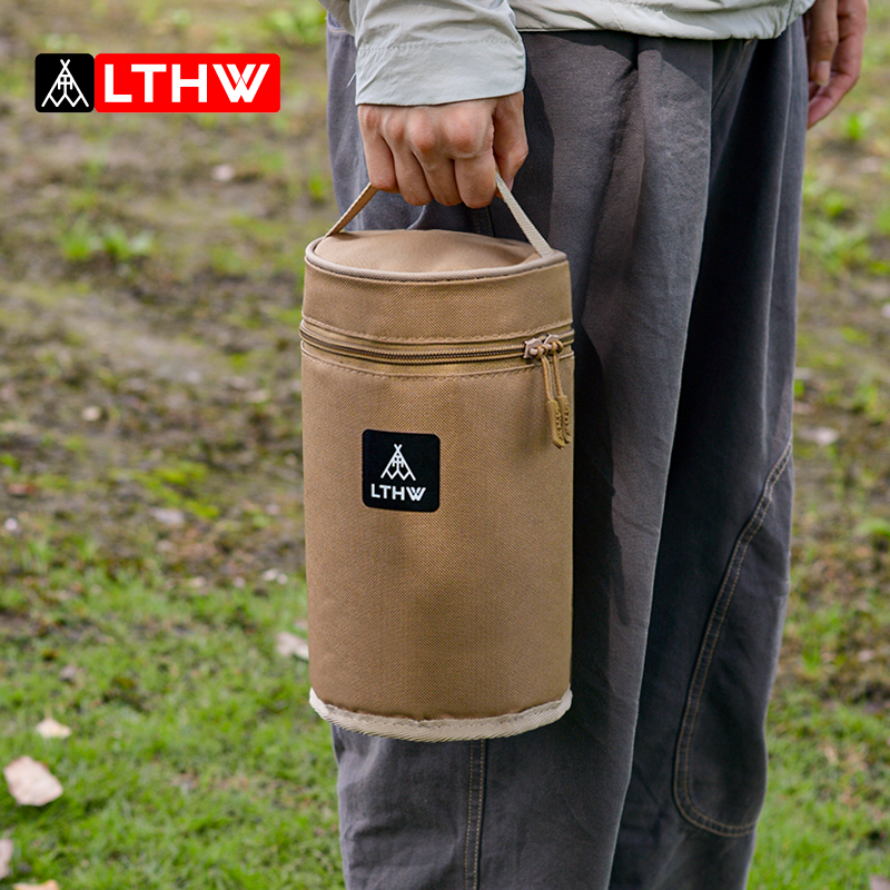 LTHW旅腾户外高山扁气罐收纳包野外便携防撞加厚隔热卡式炉气罐包,淘宝优惠券,粉丝福利购,淘宝优惠卷