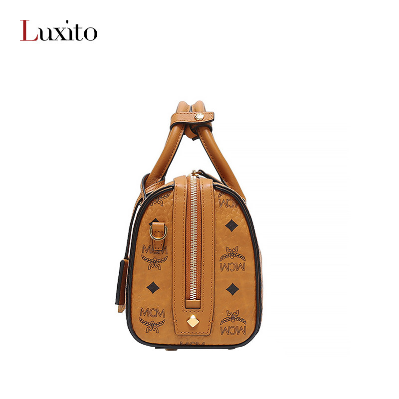 mcm女士迷你手提波士顿包 奢溪渡女士包袋