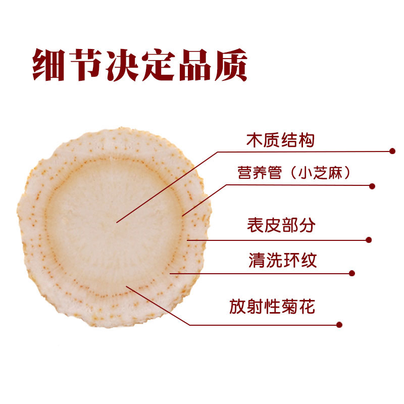 森行旗舰店西洋参片500g长白山西洋参切片含片花旗参非整枝特级泡茶人参片粉0