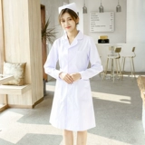 Униформа медсестры, белый халат, кукла, лонгслив, рабочий комплект, короткий рукав, кукольный воротник, для салонов красоты, большой размер