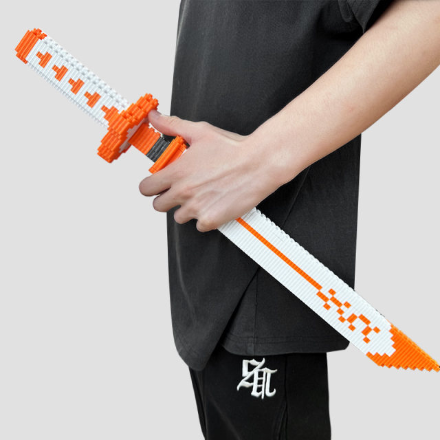 Sword series building block puzzle children's gift