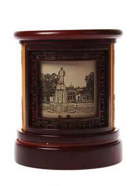 黄鹤楼笔筒礼物办公室武汉工艺品